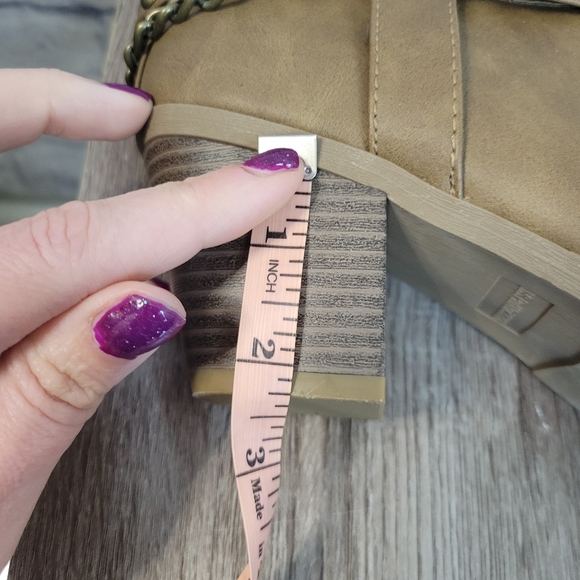 Sugar Embellished Tan Booties Size 8 - Picture 13 of 16